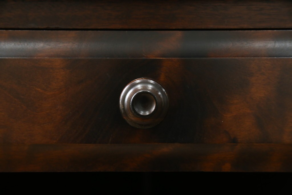 中古　美品　北海道民芸家具　こだわりのお部屋づくりにおすすめなコーナーデスク　(R-068589)