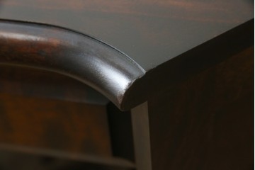 中古　美品　北海道民芸家具　こだわりのお部屋づくりにおすすめなコーナーデスク　(R-068589)