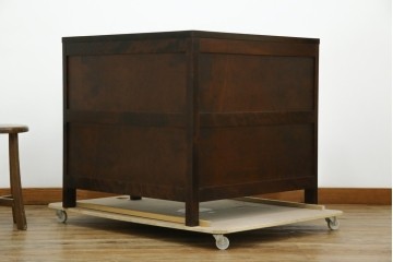 中古　美品　北海道民芸家具　こだわりのお部屋づくりにおすすめなコーナーデスク　(R-068589)