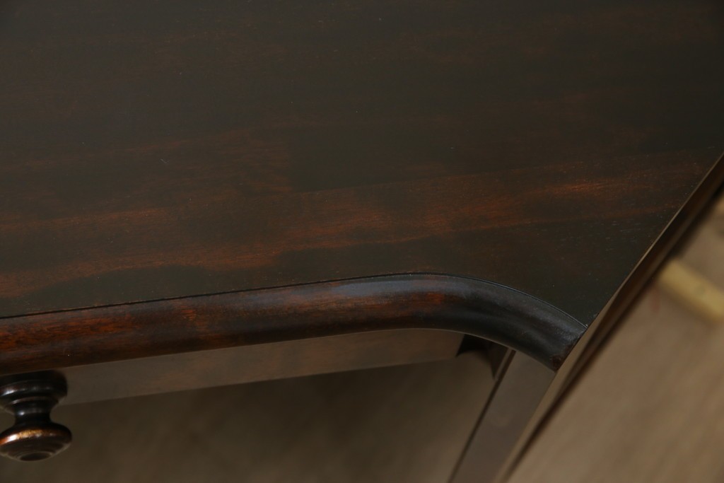 中古　美品　北海道民芸家具　こだわりのお部屋づくりにおすすめなコーナーデスク　(R-068589)