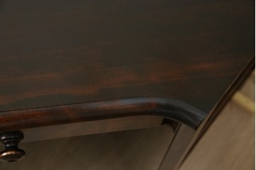 中古　美品　北海道民芸家具　こだわりのお部屋づくりにおすすめなコーナーデスク　(R-068589)