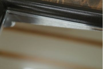 中古　松本民芸家具　シンプルながら品の良い佇まいが魅力のC型姿見(スタンドミラー、鏡)(R-068596)