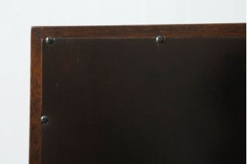 中古　松本民芸家具　シンプルながら品の良い佇まいが魅力のC型姿見(スタンドミラー、鏡)(R-068596)
