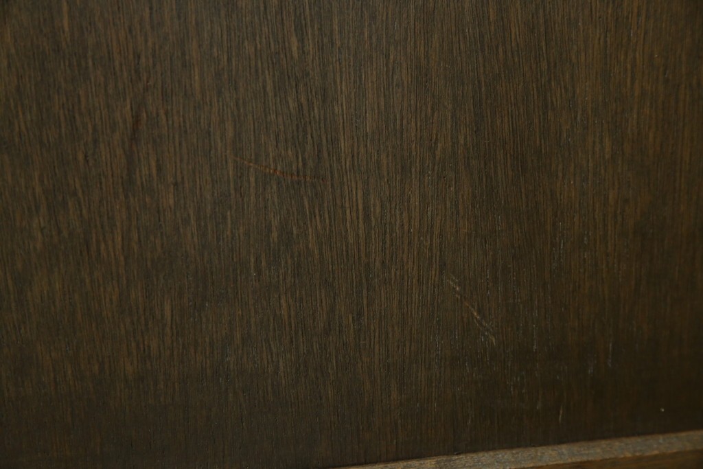 和製アンティーク　使い込まれた風合いが味わい深いチャーチベンチ　(R-068600)