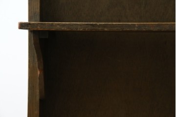 和製アンティーク　使い込まれた風合いが味わい深いチャーチベンチ　(R-068600)