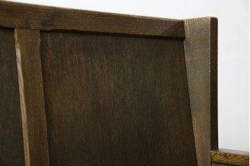 和製アンティーク　使い込まれた風合いが味わい深いチャーチベンチ　(R-068600)