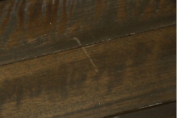 和製アンティーク　使い込まれた風合いが味わい深いチャーチベンチ　(R-068600)