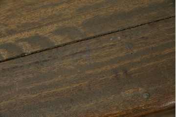 和製アンティーク　使い込まれた風合いが味わい深いチャーチベンチ　(R-068600)