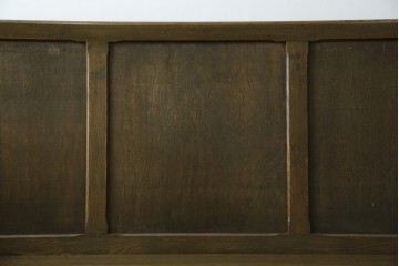 和製アンティーク　使い込まれた風合いが味わい深いチャーチベンチ　(R-068601)