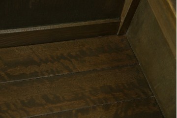 和製アンティーク　使い込まれた風合いが味わい深いチャーチベンチ　(R-068601)