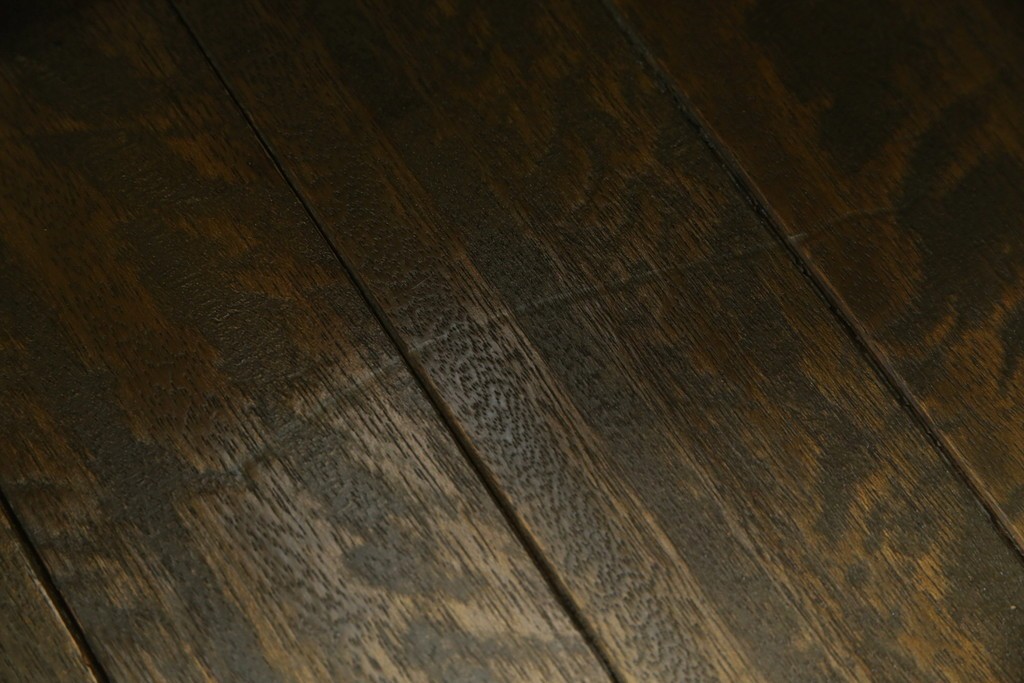 和製アンティーク　使い込まれた風合いが味わい深いチャーチベンチ　(R-068601)