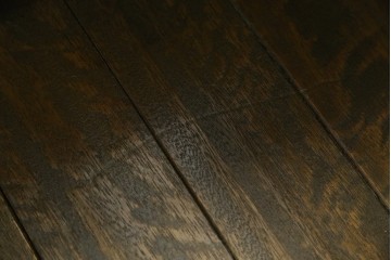 和製アンティーク　使い込まれた風合いが味わい深いチャーチベンチ　(R-068601)