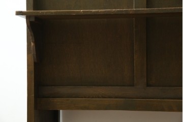 和製アンティーク　使い込まれた風合いが味わい深いチャーチベンチ　(R-068601)