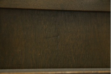 和製アンティーク　使い込まれた風合いが味わい深いチャーチベンチ　(R-068601)