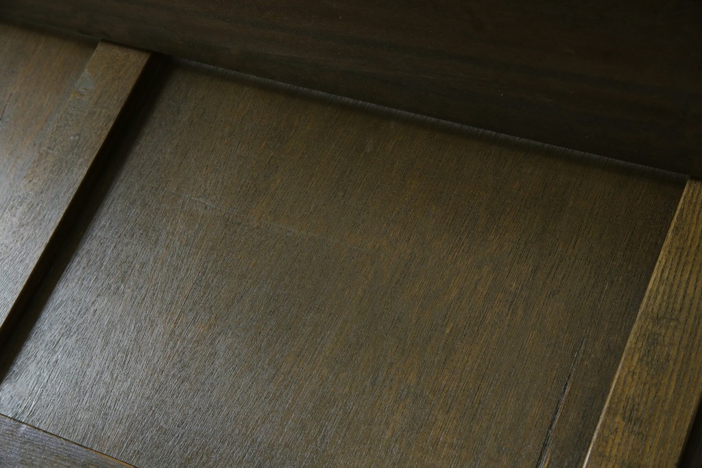 和製アンティーク　使い込まれた風合いが味わい深いチャーチベンチ　(R-068601)