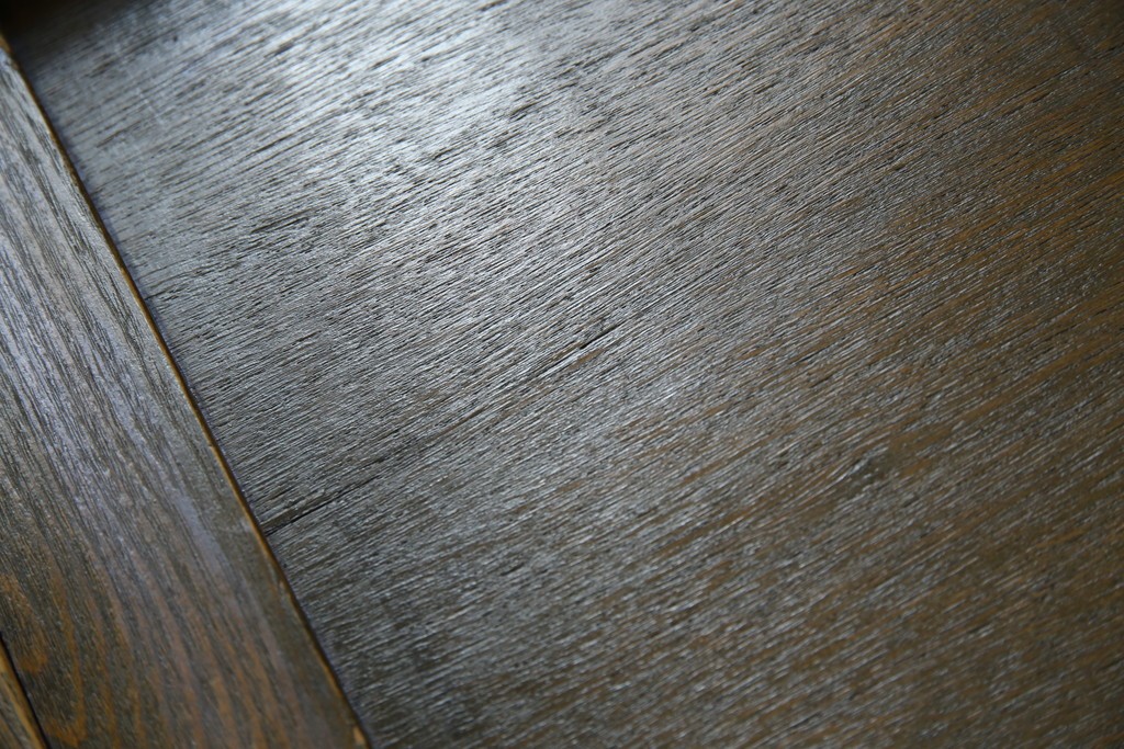 和製アンティーク　使い込まれた風合いが味わい深いチャーチベンチ　(R-068601)