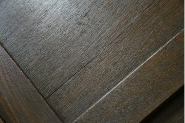 和製アンティーク　使い込まれた風合いが味わい深いチャーチベンチ　(R-068601)