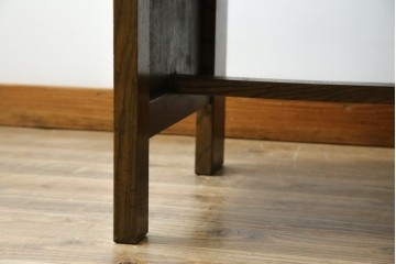 和製アンティーク　使い込まれた風合いが味わい深いチャーチベンチ　(R-068604)