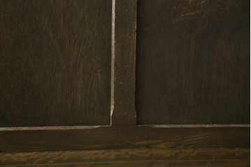 和製アンティーク　使い込まれた風合いが味わい深いチャーチベンチ　(R-068604)