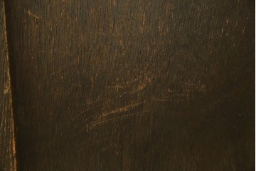 和製アンティーク　使い込まれた風合いが味わい深いチャーチベンチ　(R-068604)