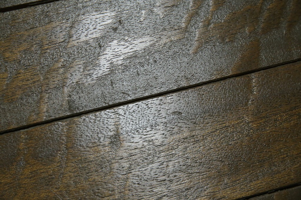 和製アンティーク　使い込まれた風合いが味わい深いチャーチベンチ　(R-068604)