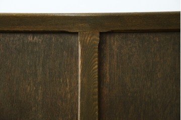 和製アンティーク　使い込まれた風合いが味わい深いチャーチベンチ　(R-068605)