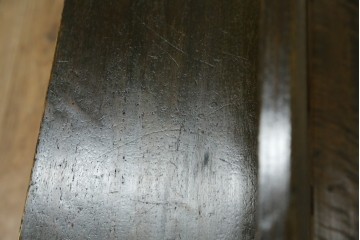 和製アンティーク　使い込まれた風合いが味わい深いチャーチベンチ　(R-068605)