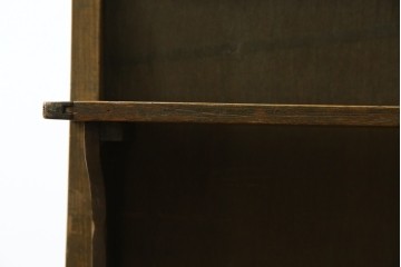 和製アンティーク　使い込まれた風合いが味わい深いチャーチベンチ　(R-068606)