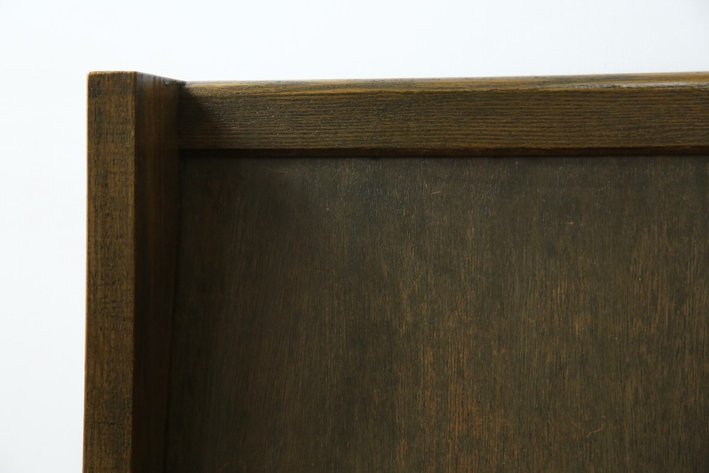 和製アンティーク　使い込まれた風合いが味わい深いチャーチベンチ　(R-068606)