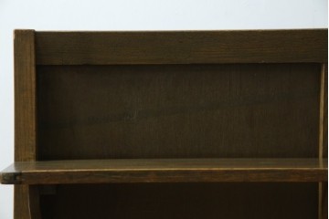 和製アンティーク　使い込まれた風合いが味わい深いチャーチベンチ　(R-068606)