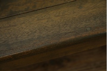 和製アンティーク　使い込まれた風合いが味わい深いチャーチベンチ　(R-068606)