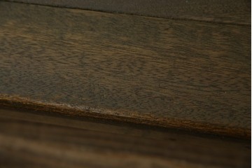 和製アンティーク　使い込まれた風合いが味わい深いチャーチベンチ　(R-068606)