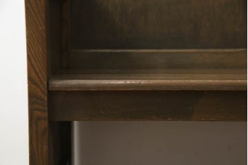 和製アンティーク　使い込まれた風合いが味わい深いチャーチベンチ(長椅子、木製ベンチ、ベンチ)(R-068607)
