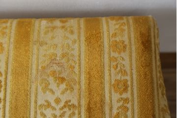 中古　DREXEL HERITAGE(ドレクセルヘリテイジ)　Touraine(ツーレイン)　猫脚の優美な曲線デザインが目を惹くスツール(チェア、椅子、オットマン、)(R-068612)