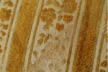 中古　DREXEL HERITAGE(ドレクセルヘリテイジ)　Touraine(ツーレイン)　猫脚の優美な曲線デザインが目を惹くスツール(チェア、椅子、オットマン、)(R-068612)