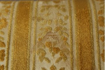 中古　DREXEL HERITAGE(ドレクセルヘリテイジ)　Touraine(ツーレイン)　猫脚の優美な曲線デザインが目を惹くスツール(チェア、椅子、オットマン、)(R-068612)