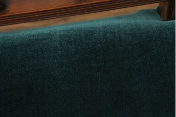 イギリスアンティーク　クラシカルで気品漂うシェーズロング(カウチソファ、セティ、2人掛けソファ、2P、二人掛け、長椅子、キャスター、英国)(R-068622)