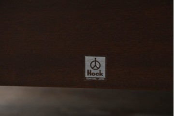 和製ビンテージ　CONDE HOUSE(カンディハウス)　Hock(ホック)　落ち着いた寛ぎの空間づくりにおすすめな1人掛けレザーソファとオットマンのセット　(R-068643)