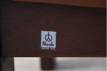 和製ビンテージ　CONDE HOUSE(カンディハウス)　Hock(ホック)　落ち着いた寛ぎの空間づくりにおすすめな1人掛けレザーソファとオットマンのセット　(R-068643)