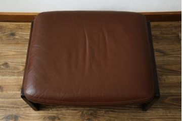和製ビンテージ　CONDE HOUSE(カンディハウス)　Hock(ホック)　落ち着いた寛ぎの空間づくりにおすすめなオットマン(フットスツール、椅子、イス、ヴィンテージ)(R-068644)