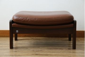 和製ビンテージ　CONDE HOUSE(カンディハウス)　Hock(ホック)　落ち着いた寛ぎの空間づくりにおすすめなオットマン(フットスツール、椅子、イス、ヴィンテージ)(R-068644)
