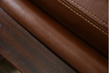 和製ビンテージ　CONDE HOUSE(カンディハウス)　Hock(ホック)　落ち着いた寛ぎの空間づくりにおすすめなオットマン(フットスツール、椅子、イス、ヴィンテージ)(R-068644)