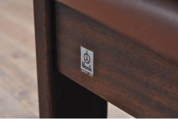 和製ビンテージ　CONDE HOUSE(カンディハウス)　Hock(ホック)　落ち着いた寛ぎの空間づくりにおすすめなオットマン(フットスツール、椅子、イス、ヴィンテージ)(R-068644)