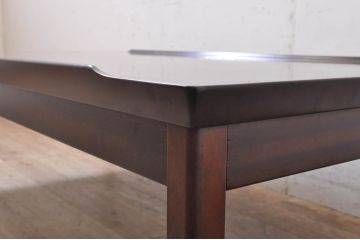 和製ビンテージ　CONDE HOUSE(カンディハウス)　ロータス　落ち着いた色味が魅力的なローテーブル(センターテーブル、リビングテーブル、座卓、ヴィンテージ)(R-068645)
