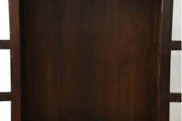 和製ヴィンテージ　松本民芸家具　深い色味が魅力的な小振りのブックケース　定価約37万円　(R-068650)