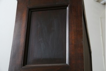 和製ヴィンテージ　松本民芸家具　深い色味が魅力的な小振りのブックケース　定価約37万円　(R-068650)