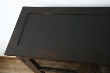 和製ヴィンテージ　松本民芸家具　深い色味が魅力的な小振りのブックケース　定価約37万円　(R-068650)