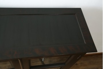 和製ヴィンテージ　松本民芸家具　深い色味が魅力的な小振りのブックケース　定価約37万円　(R-068650)