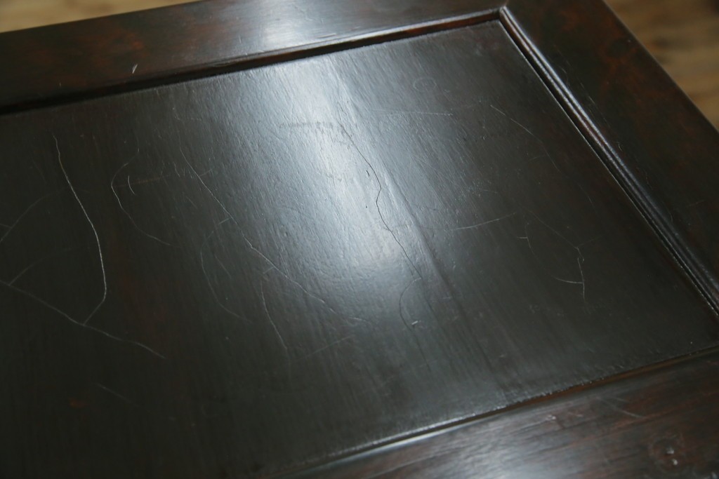 和製ヴィンテージ　松本民芸家具　深い色味が魅力的な小振りのブックケース　定価約37万円　(R-068650)