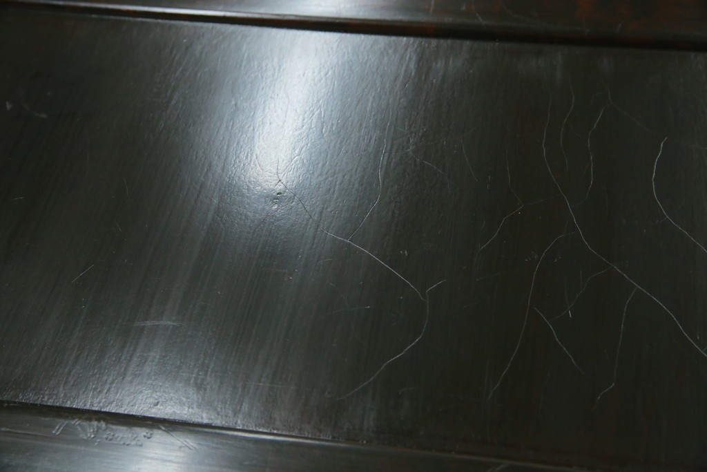 和製ヴィンテージ　松本民芸家具　深い色味が魅力的な小振りのブックケース　定価約37万円　(R-068650)